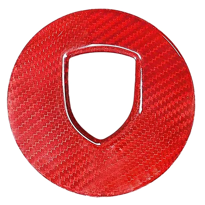 Red Carbon Fiber Car Steering Wheel Decorative Panel Cover Trim for Porsche 718 911 Cayenne Panamera MACAN 
Red Carbon Fiber Car Steering Wheel Decorative Panel Cover Trim for Porsche 718 911 Cayenne Panamera MACAN