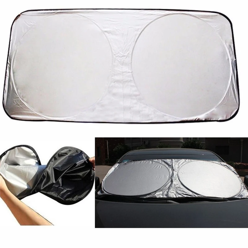 New 1pc Car Sun Shade Full Set for Front Window Sunshade Foldable Jumbo Visor Sun Shade Windshield Cover
New 1pc Car Sun Shade Full Set for Front Window Sunshade Foldable Jumbo Visor Sun Shade Windshield Cover