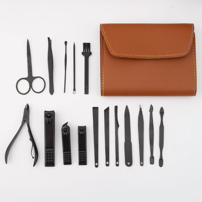 16 in 1 Nail Cutter Scissors Grooming Kit Art Cuticle Utility Tools Nail Clipper Manicure Set
16 in 1 Nail Cutter Scissors Grooming Kit Art Cuticle Utility Tools Nail Clipper Manicure Set