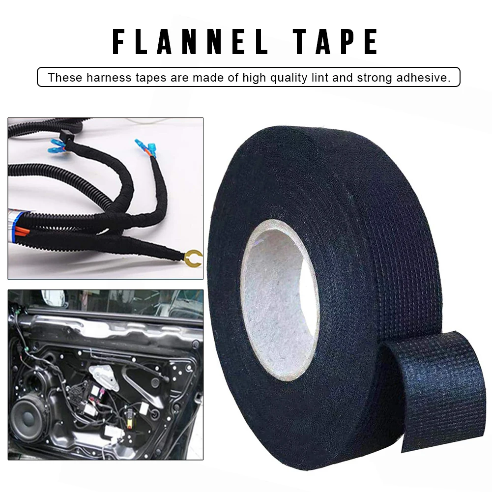 19x15mm 4 Rolls Cloth Tape Special Tape For Car Engine Compartment Wire Electrical Wiring Harness Car Auto Suv Truck Tools
19x15mm 4 Rolls Cloth Tape Special Tape For Car Engine Compartment Wire Electrical Wiring Harness Car Auto Suv Truck Tools