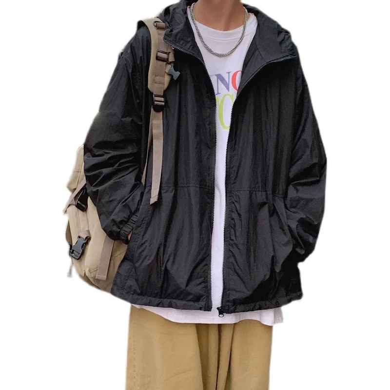 Summer Thin Jacket Men's Fashion Multicolor Casual Hooded Jacket Men Streetwear Loose Breathable Sunscreen Jackets Mens M-2XL
Summer Thin Jacket Men's Fashion Multicolor Casual Hooded Jacket Men Streetwear Loose Breathable Sunscreen Jackets Mens M-2XL