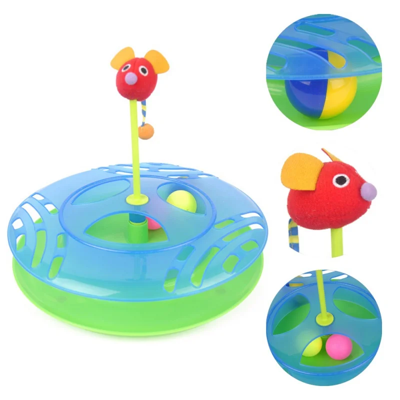 Pet Bell Double Ball Single Layer Turntable Cat Toy Plush Simulation Mouse Fun And Educational Cat Interactive Toys
Pet Bell Double Ball Single Layer Turntable Cat Toy Plush Simulation Mouse Fun And Educational Cat Interactive Toys