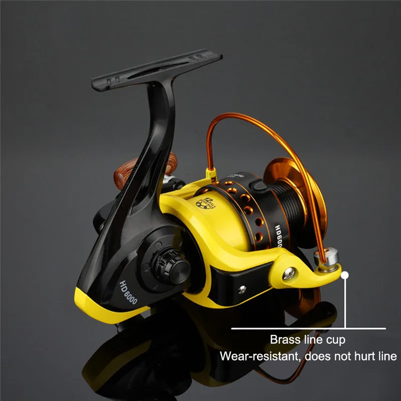 12BB + 1 Bearing Balls Spinning Fishing Reel 1000-7000 Series Metal Coil Spinning Reel Boat Rock Fishing Wheel Hot Sale
12BB + 1 Bearing Balls Spinning Fishing Reel 1000-7000 Series Metal Coil Spinning Reel Boat Rock Fishing Wheel Hot Sale