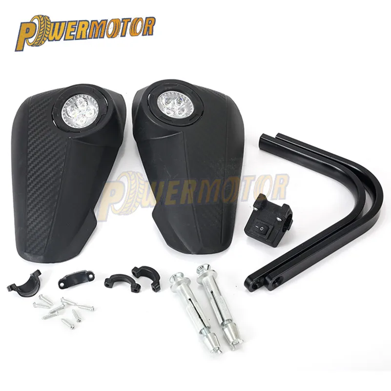 1 Pair Motorcycle Vision Led Handguards Hand Guard With Light Fit Supermoto For ADV DUKE LC4 200 640 690 990 SMR ATV
1 Pair Motorcycle Vision Led Handguards Hand Guard With Light Fit Supermoto For ADV DUKE LC4 200 640 690 990 SMR ATV