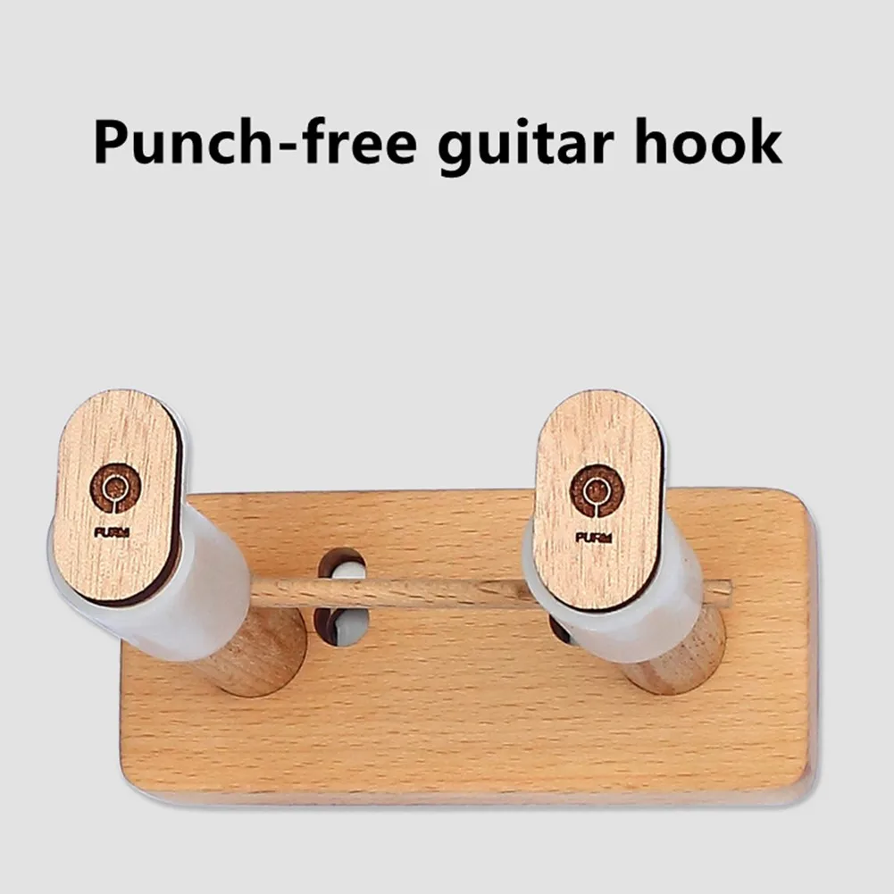 No Punching Zelkova Guitar Stand Hook Non-slip Non-marking Suitable For Guitar Bass Ukulele Wall Hanger Instrument Accessory
No Punching Zelkova Guitar Stand Hook Non-slip Non-marking Suitable For Guitar Bass Ukulele Wall Hanger Instrument Accessory