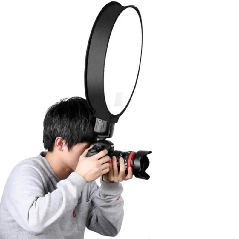 1PC 30/40cm Round Universal Portable Speedlight Softbox Flash Diffuser On-top Soft
1PC 30/40cm Round Universal Portable Speedlight Softbox Flash Diffuser On-top Soft