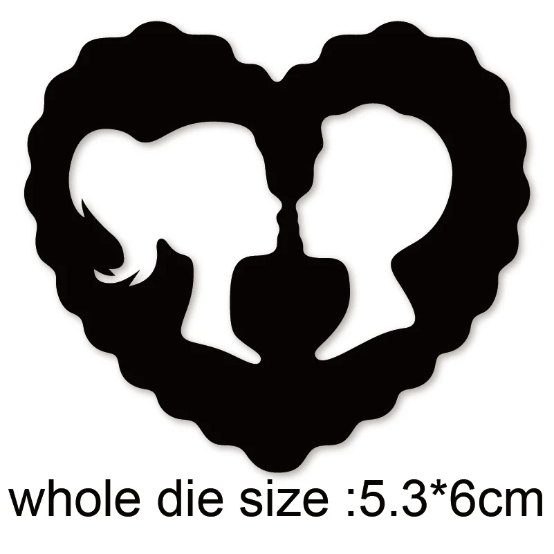 metal cutting dies heart shape boy girl kiss cut die mold decoration Scrapbook paper craft knife mould blade punch stencils dies
metal cutting dies heart shape boy girl kiss cut die mold decoration Scrapbook paper craft knife mould blade punch stencils dies