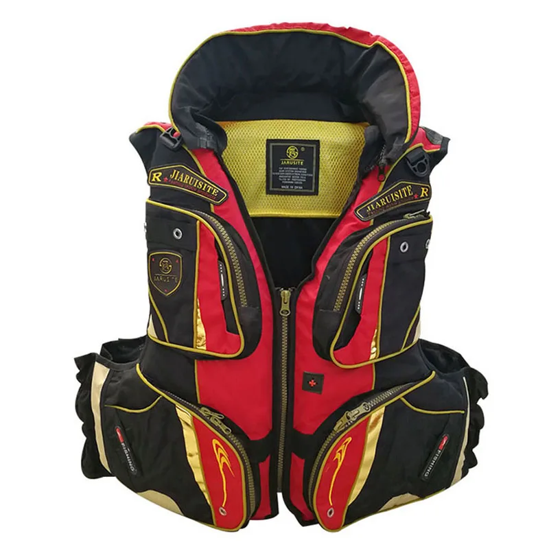 Men Women Fishing Vest Multi-functional Boating Sailting Safety Life Jacket with Reflective Block Life Whistle Life Vest
Men Women Fishing Vest Multi-functional Boating Sailting Safety Life Jacket with Reflective Block Life Whistle Life Vest