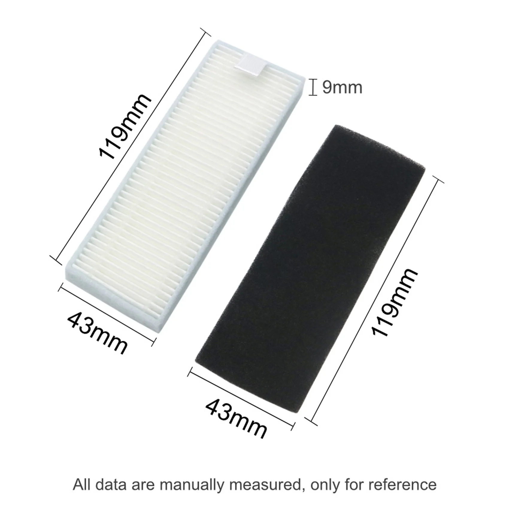11PCS Vacuum Cleaner Parts Replacement for Conga 1090 Main Brush Side Brush Hepa Filter Mop Cloth Vacuum Accessories Kit
11PCS Vacuum Cleaner Parts Replacement for Conga 1090 Main Brush Side Brush Hepa Filter Mop Cloth Vacuum Accessories Kit