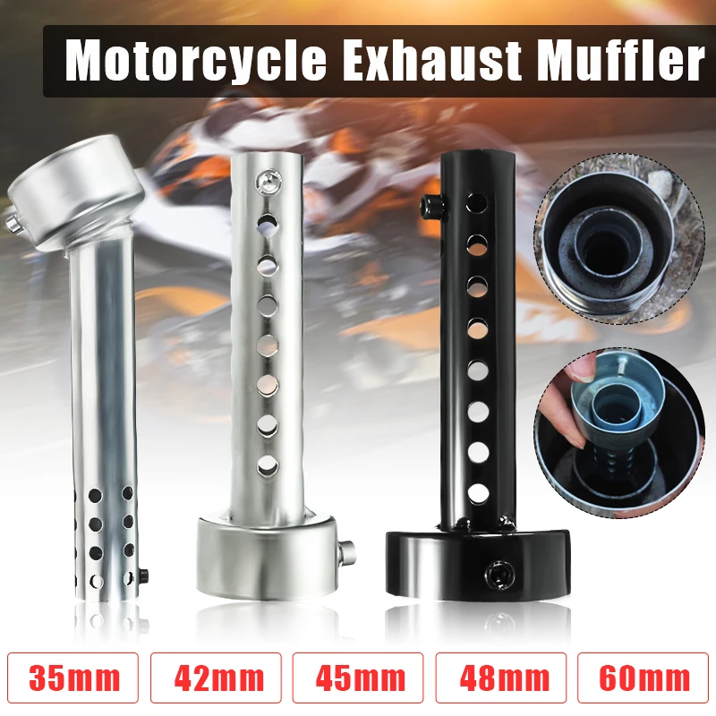 Motorcycle Can DB Killer Silencer Noise Sound Eliminator Exhaust Adjustable Muffler Silencer 35mm/42mm/45mm/48mm/60mm
Motorcycle Can DB Killer Silencer Noise Sound Eliminator Exhaust Adjustable Muffler Silencer 35mm/42mm/45mm/48mm/60mm