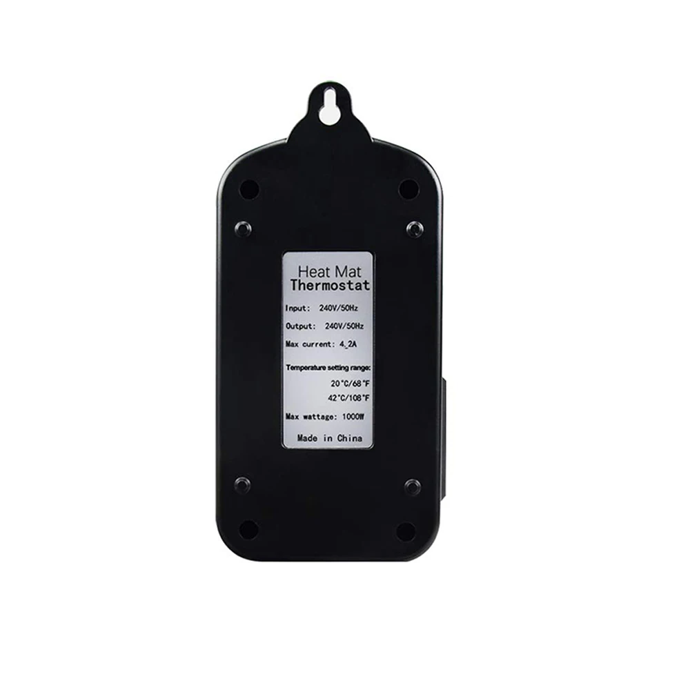 Temperature and Humidity Control Regulator Digital Sensor for Seed Germination Reptile Brewing Heating Pad EU/US/UK Plug
Temperature and Humidity Control Regulator Digital Sensor for Seed Germination Reptile Brewing Heating Pad EU/US/UK Plug