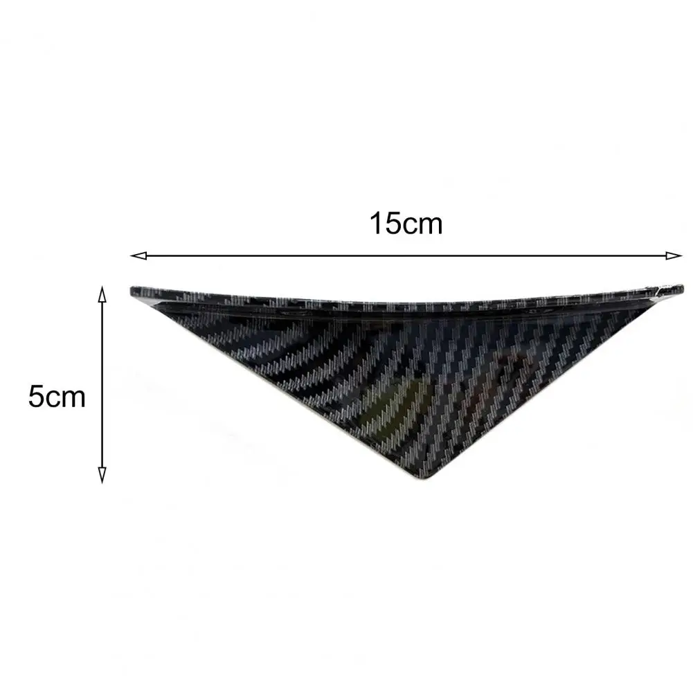 4Pcs Car Rear Spoiler Universal Durable ABS Triangle Curved Surface Carbon Pattern Rear Bumper Spoiler For Various Automobile
4Pcs Car Rear Spoiler Universal Durable ABS Triangle Curved Surface Carbon Pattern Rear Bumper Spoiler For Various Automobile