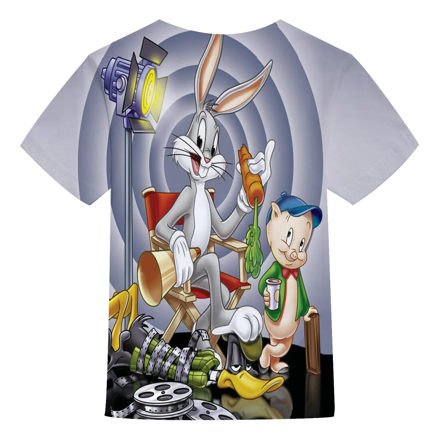 Summer children's Harajuku 3D printed T-shirt Bugs Bunnies cartoon anime printed lining summer casual fashionO-neck T-shirt 2021
Summer children's Harajuku 3D printed T-shirt Bugs Bunnies cartoon anime printed lining summer casual fashionO-neck T-shirt 2021