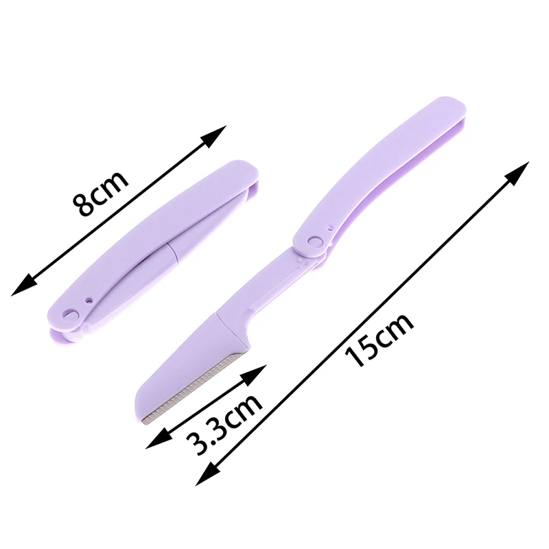 3-Piece Stainless Steel Blades Portable Eyebrow Trimmer Foldable For Depilation Beauty Tool Eyebrow Scissors
3-Piece Stainless Steel Blades Portable Eyebrow Trimmer Foldable For Depilation Beauty Tool Eyebrow Scissors