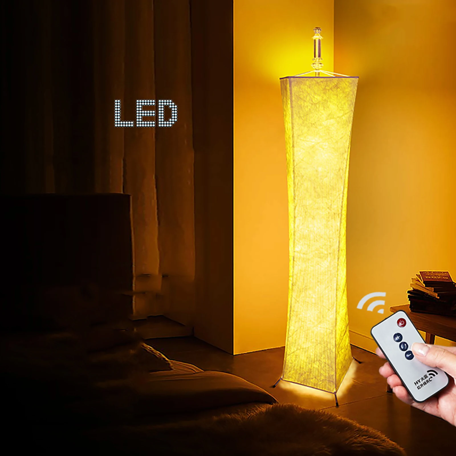 RGB Color Changing Atmosphere Modern LED Floor Lamp Home Decor With Remote Control Hotel Slim Waist Fabric Shade Living Room
RGB Color Changing Atmosphere Modern LED Floor Lamp Home Decor With Remote Control Hotel Slim Waist Fabric Shade Living Room