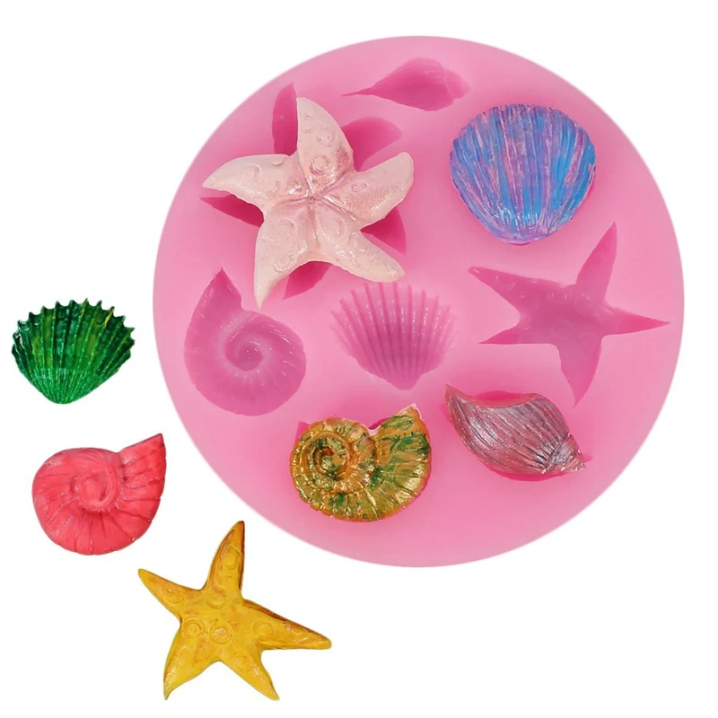3D Silicone Ocean Shell Mold Sea Animal Fondant Mould Cake Decorating Tool Sugar Chocolate Biscuit Pastry Baking Mold Tool
3D Silicone Ocean Shell Mold Sea Animal Fondant Mould Cake Decorating Tool Sugar Chocolate Biscuit Pastry Baking Mold Tool