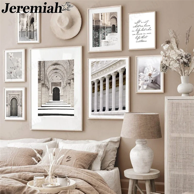 Nordic Islamic Architecture Canvas Painting White Flower Scandinavian Style Poster Modern Home Room Decoration Accessories
Nordic Islamic Architecture Canvas Painting White Flower Scandinavian Style Poster Modern Home Room Decoration Accessories