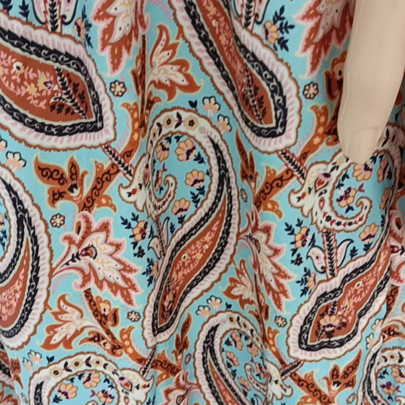 Fashion Boho Long Dress For Women V Neck Short Sleeve Print Belt Large Hem Beach Long Dress Elegant Women's Dress 2021
Fashion Boho Long Dress For Women V Neck Short Sleeve Print Belt Large Hem Beach Long Dress Elegant Women's Dress 2021