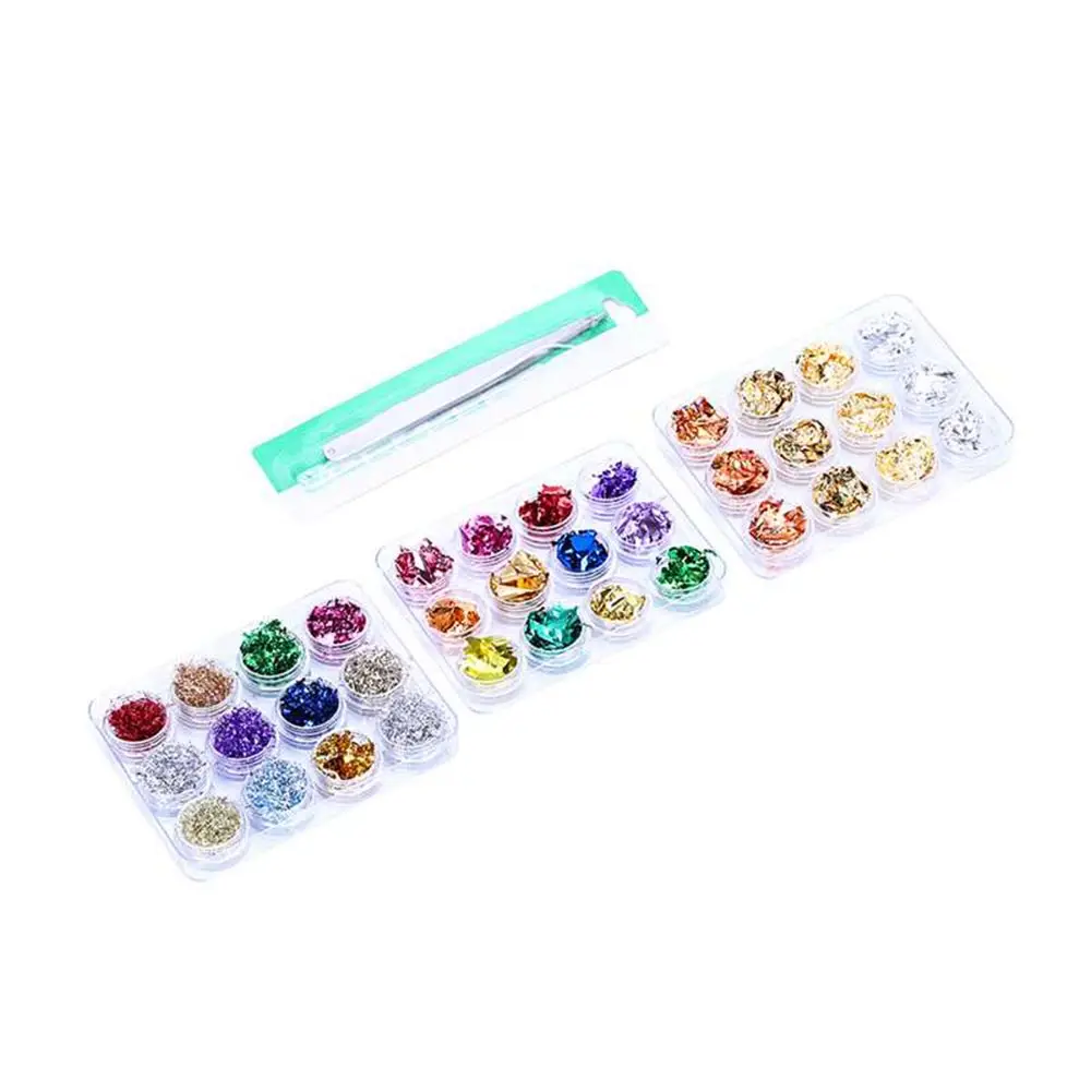 Nail Art Ultra-thin Color Foil Paper Broken Nail Sticker DIY Nail Art Sticker Set Flake Decal Decorations Accessories
Nail Art Ultra-thin Color Foil Paper Broken Nail Sticker DIY Nail Art Sticker Set Flake Decal Decorations Accessories