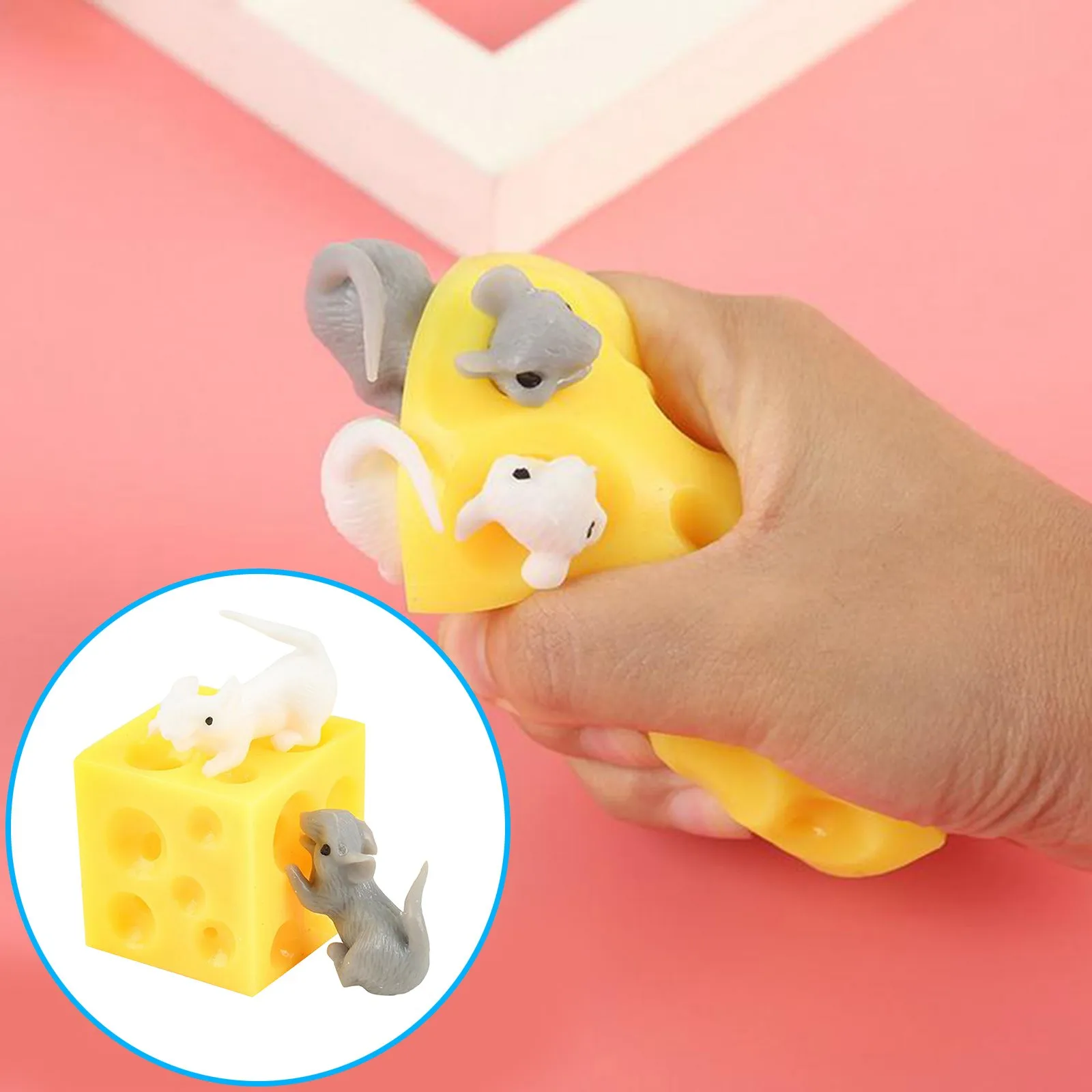 Cute Cheese Mouse Creative Tricky Scary Pinch Music Decompression Toy Slow Rising Squeeze Stress Relief Toy Gift For Kids#fs
Cute Cheese Mouse Creative Tricky Scary Pinch Music Decompression Toy Slow Rising Squeeze Stress Relief Toy Gift For Kids#fs