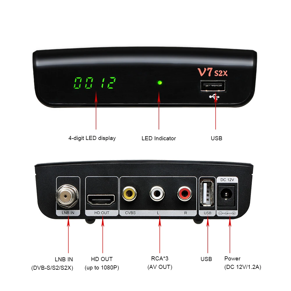 Gtmedia V7 S2X Satellite Receiver DVB-S2 Full HD 1080P Built in USB WiFi Upgrade from gtmedia v7s Receptor Freesat v7s2x No app
Gtmedia V7 S2X Satellite Receiver DVB-S2 Full HD 1080P Built in USB WiFi Upgrade from gtmedia v7s Receptor Freesat v7s2x No app