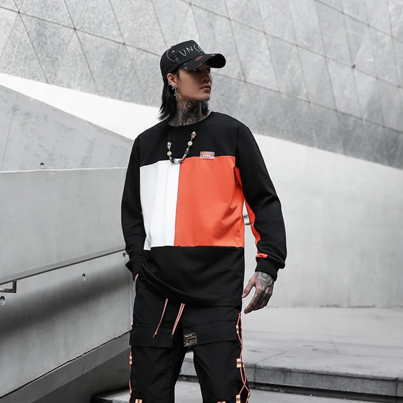 Hot Harajuku Color Patchwork Pullover Sweatshirts Mens Hip Hop Spring Casual Fashion Long Sleeve Swag Thin Shirts Streetwear
Hot Harajuku Color Patchwork Pullover Sweatshirts Mens Hip Hop Spring Casual Fashion Long Sleeve Swag Thin Shirts Streetwear