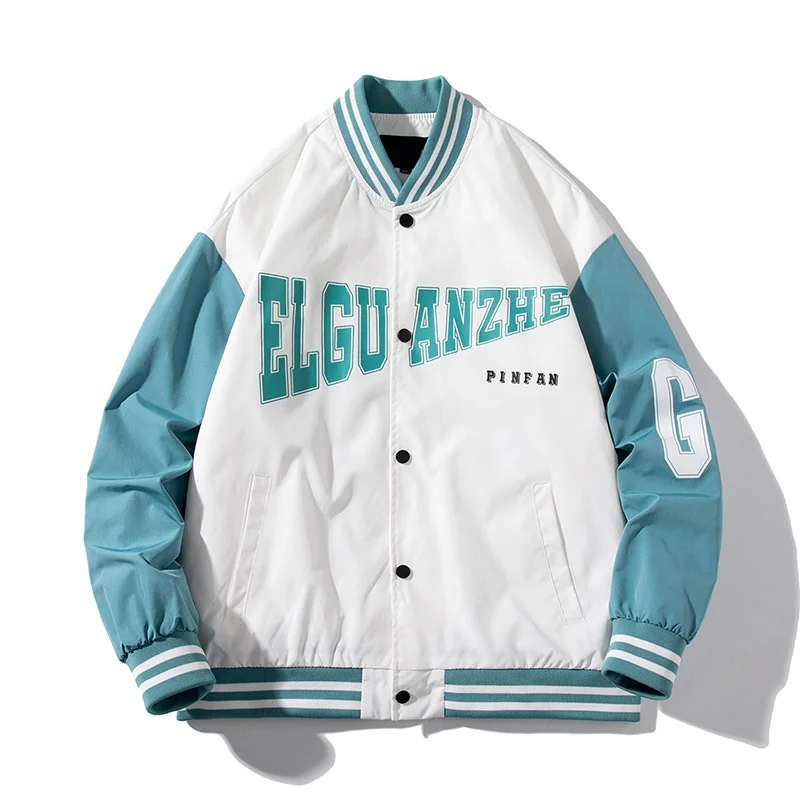 2021 New Arrival Hot Bomber Jacket Brand Clothing Women Single Breasted Spliced Autumn Baseball Pure Fresh Stripe Coat Casual
2021 New Arrival Hot Bomber Jacket Brand Clothing Women Single Breasted Spliced Autumn Baseball Pure Fresh Stripe Coat Casual