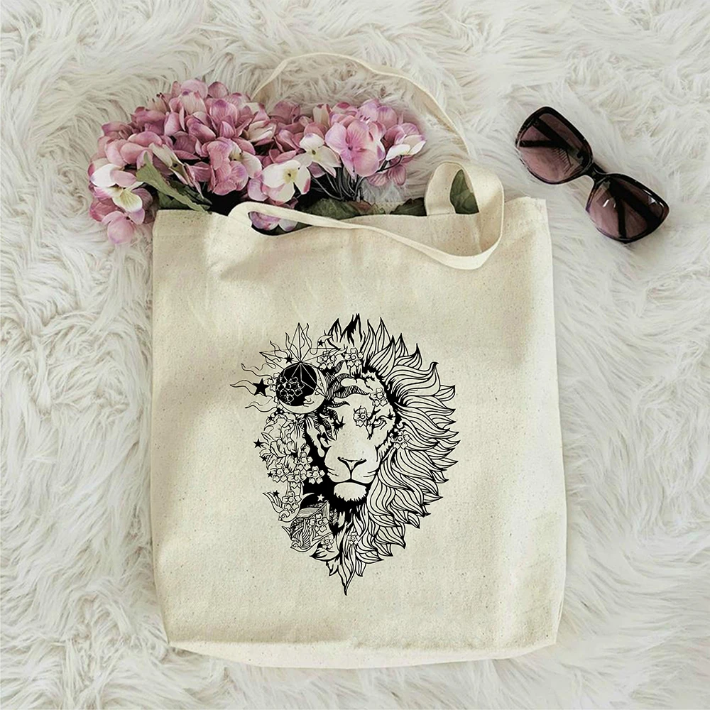Domineering Lion Print Canvas Tote Bag Women Leisure Large-capacity Travel Storage Bag Eco Friendly Unisex Commuter Satchels
Domineering Lion Print Canvas Tote Bag Women Leisure Large-capacity Travel Storage Bag Eco Friendly Unisex Commuter Satchels