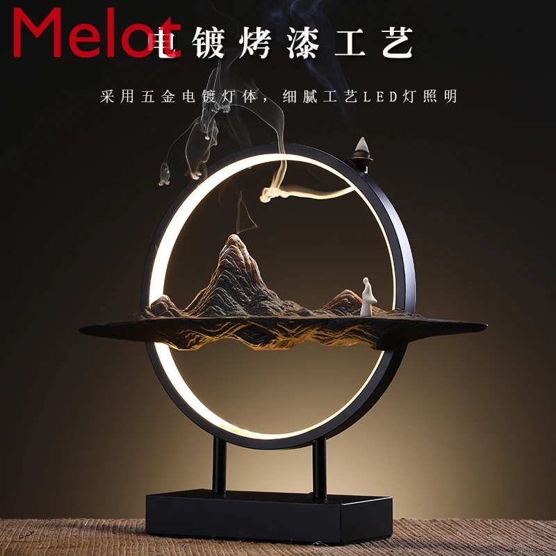 Creative Tea Pet Ornaments Zen Lamp Ring Backflow Incense Office Living Room Entrance Tea Table Tea Room Decorations Furnishings
Creative Tea Pet Ornaments Zen Lamp Ring Backflow Incense Office Living Room Entrance Tea Table Tea Room Decorations Furnishings