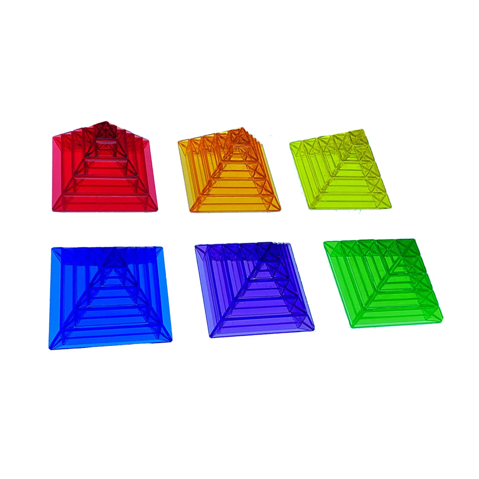 Transparent Pyramid Building Block Toys Building Colorful Educational Blocks Stacking Wisdom Pyramids for Toddler Children Kids
Transparent Pyramid Building Block Toys Building Colorful Educational Blocks Stacking Wisdom Pyramids for Toddler Children Kids