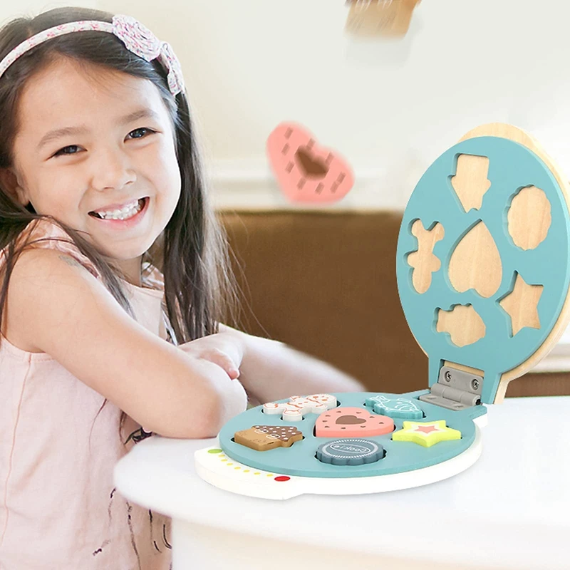 Kids Wooden Cookies Baking Toys Kitchen Pancake Maker Pretend Play Sets for Toddlers Baby Interactive Early Learning Toy
Kids Wooden Cookies Baking Toys Kitchen Pancake Maker Pretend Play Sets for Toddlers Baby Interactive Early Learning Toy
