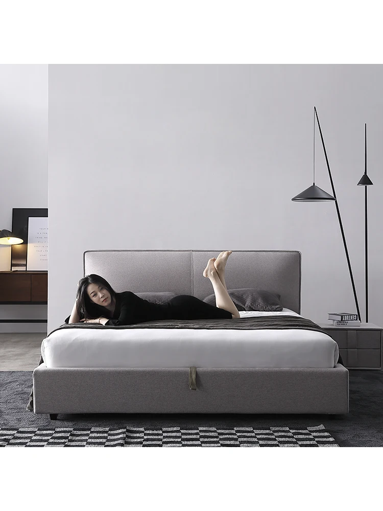 Nordic Light luxury fabric bed master bedroom small apartment washable 1.8 m minimalist modern custom furniture Beds
Nordic Light luxury fabric bed master bedroom small apartment washable 1.8 m minimalist modern custom furniture Beds