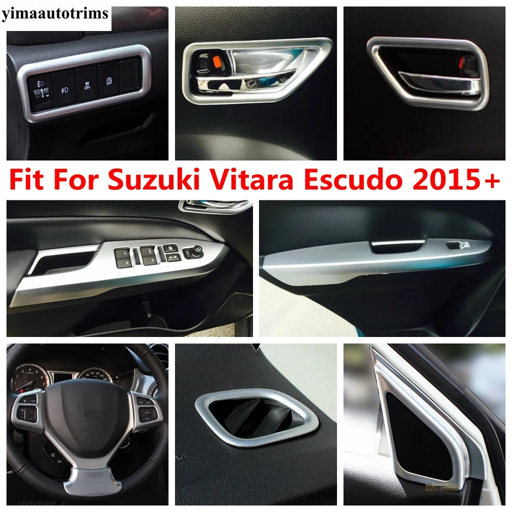 Wheel Gear Handle Bowl Head Light Lamp Window Lift Button AC Air Cover Kit Trim Accessories For Suzuki Vitara Escudo 2015 - 2020
Wheel Gear Handle Bowl Head Light Lamp Window Lift Button AC Air Cover Kit Trim Accessories For Suzuki Vitara Escudo 2015 - 2020
