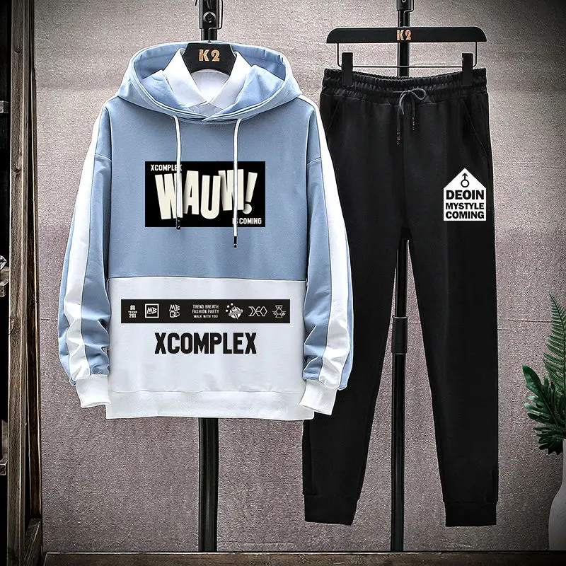 Autumn New Casual Men's Korean-Style Hooded Suit
Autumn New Casual Men's Korean-Style Hooded Suit