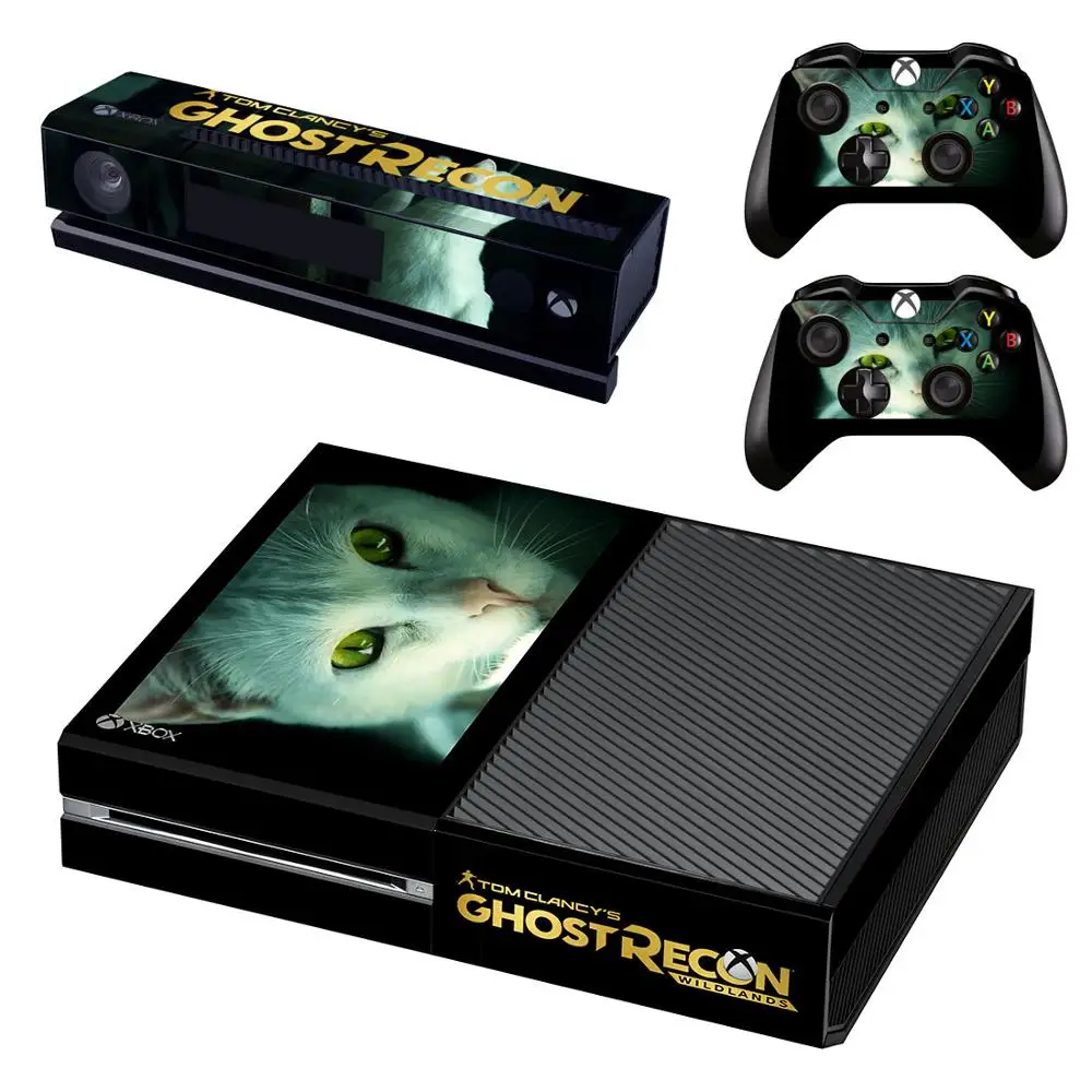Наклейка Ghost Recon Wild Land для Xbox One консоли Kinect и 2 контроллеры Виниловая наклейка на
