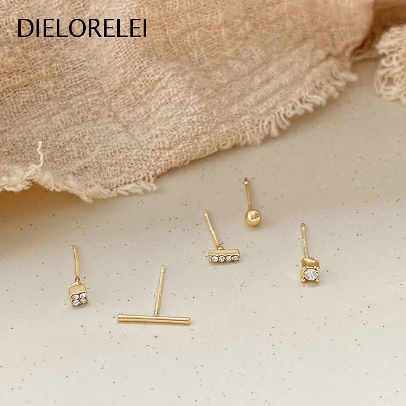 DIELORELEI 925 Sterling Silver Minimalist Prevent Allergy Girls Accessories Gift Simple Niche Jewelry Stud Earrings
DIELORELEI 925 Sterling Silver Minimalist Prevent Allergy Girls Accessories Gift Simple Niche Jewelry Stud Earrings