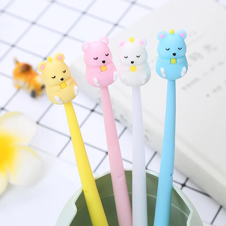 Ручка гелевая мягкая с мультяшным медведем, 1 шт.
Ручка гелевая мягкая с мультяшным медведем, 1 шт.