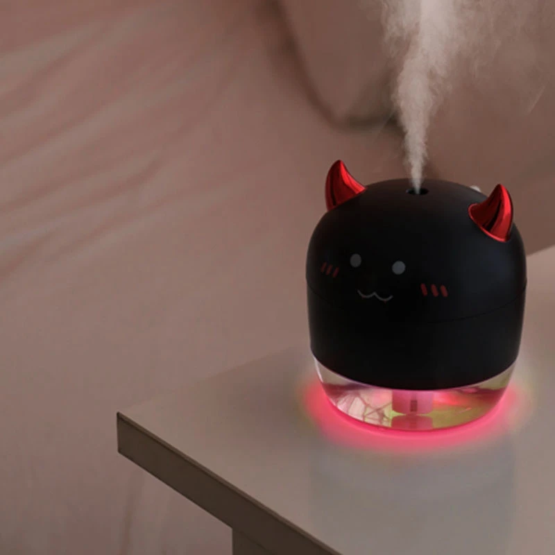 200Ml Air Humidifier USB Demon Ultrasonic Aromatherapy Essential Oil Diffuser for Office Car Home Air Purifier
200Ml Air Humidifier USB Demon Ultrasonic Aromatherapy Essential Oil Diffuser for Office Car Home Air Purifier