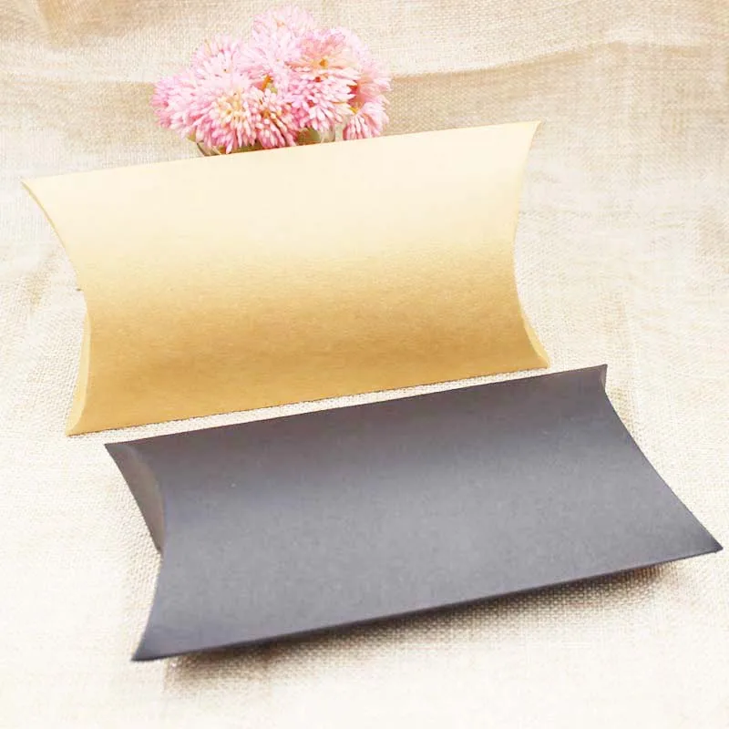 FeiLuanCustom large pillow gift box candy favor packing box kraft/black color paper jewelry packing & display box 100pcs per lot
FeiLuanCustom large pillow gift box candy favor packing box kraft/black color paper jewelry packing & display box 100pcs per lot