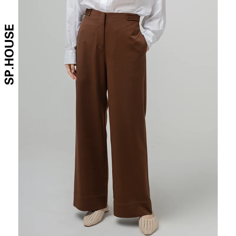 2021 Trend Solid Wide Leg Pants Mujer Straight High Waisted Trousers Loose Full Length Slacks Elastic Folds Pants Women
2021 Trend Solid Wide Leg Pants Mujer Straight High Waisted Trousers Loose Full Length Slacks Elastic Folds Pants Women