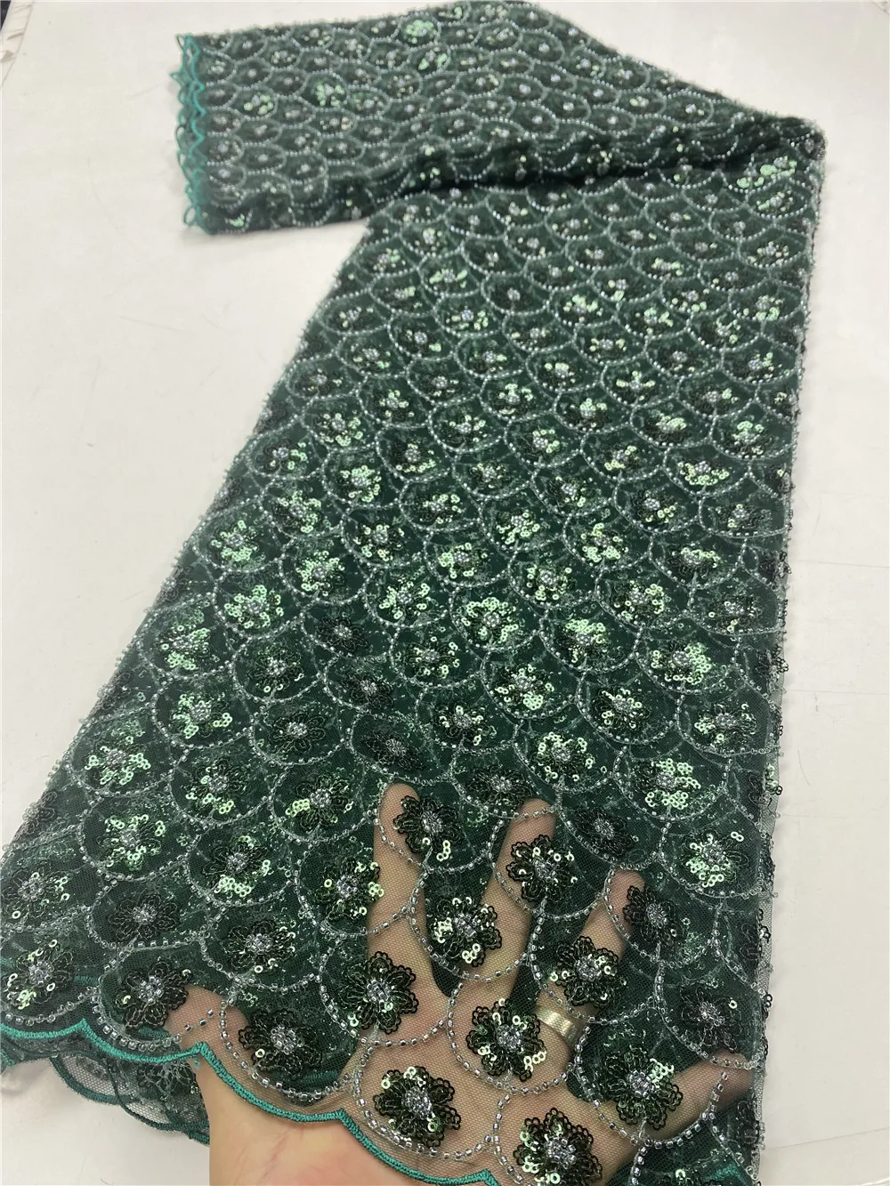 Teal French Net Tulle Lace Fabric African Lace Fabric 2020 High Quality Lace With Sequins,Nigerian Lace Fabrics For Women Dress
Teal French Net Tulle Lace Fabric African Lace Fabric 2020 High Quality Lace With Sequins,Nigerian Lace Fabrics For Women Dress