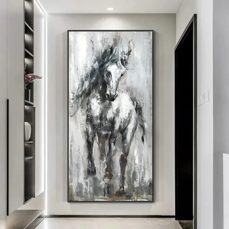 Handmade Oil Painting Canvas Paintings Fashion Horse Painting Wall Art Vintage Animals Acrylic Painting Abstract Home Decor
Handmade Oil Painting Canvas Paintings Fashion Horse Painting Wall Art Vintage Animals Acrylic Painting Abstract Home Decor