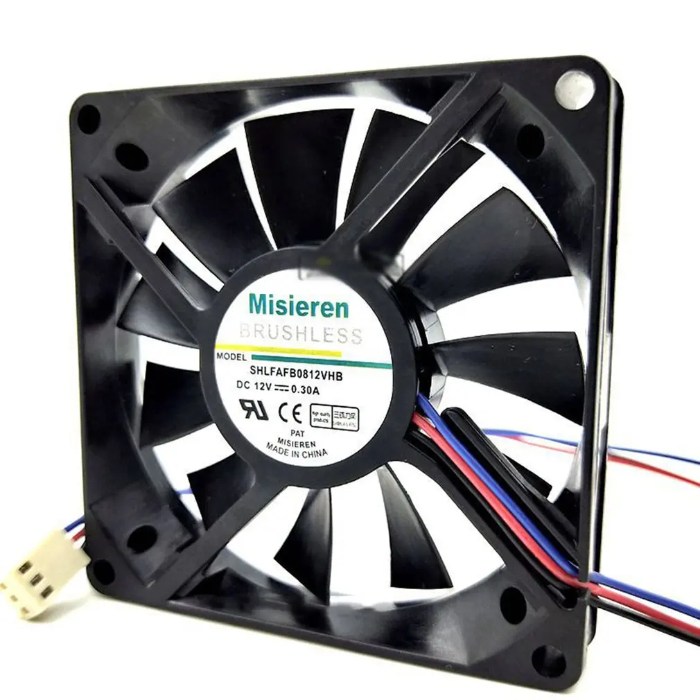 8cm 8015 80mm fan 12V 0.3A 2-wire 3Pin Computer CPU Chassis Power Ultra-quiet Cooling Fan 
8cm 8015 80mm fan 12V 0.3A 2-wire 3Pin Computer CPU Chassis Power Ultra-quiet Cooling Fan