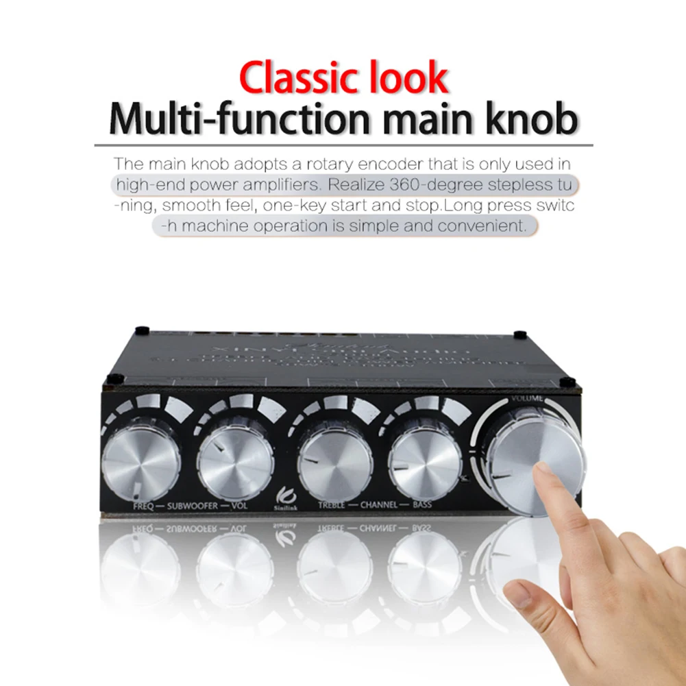 XY-S100H 50Wx2 + 100W 2 1 канальная Плата усилителя Bluetooth-совместимый аудиомодуль стерео
