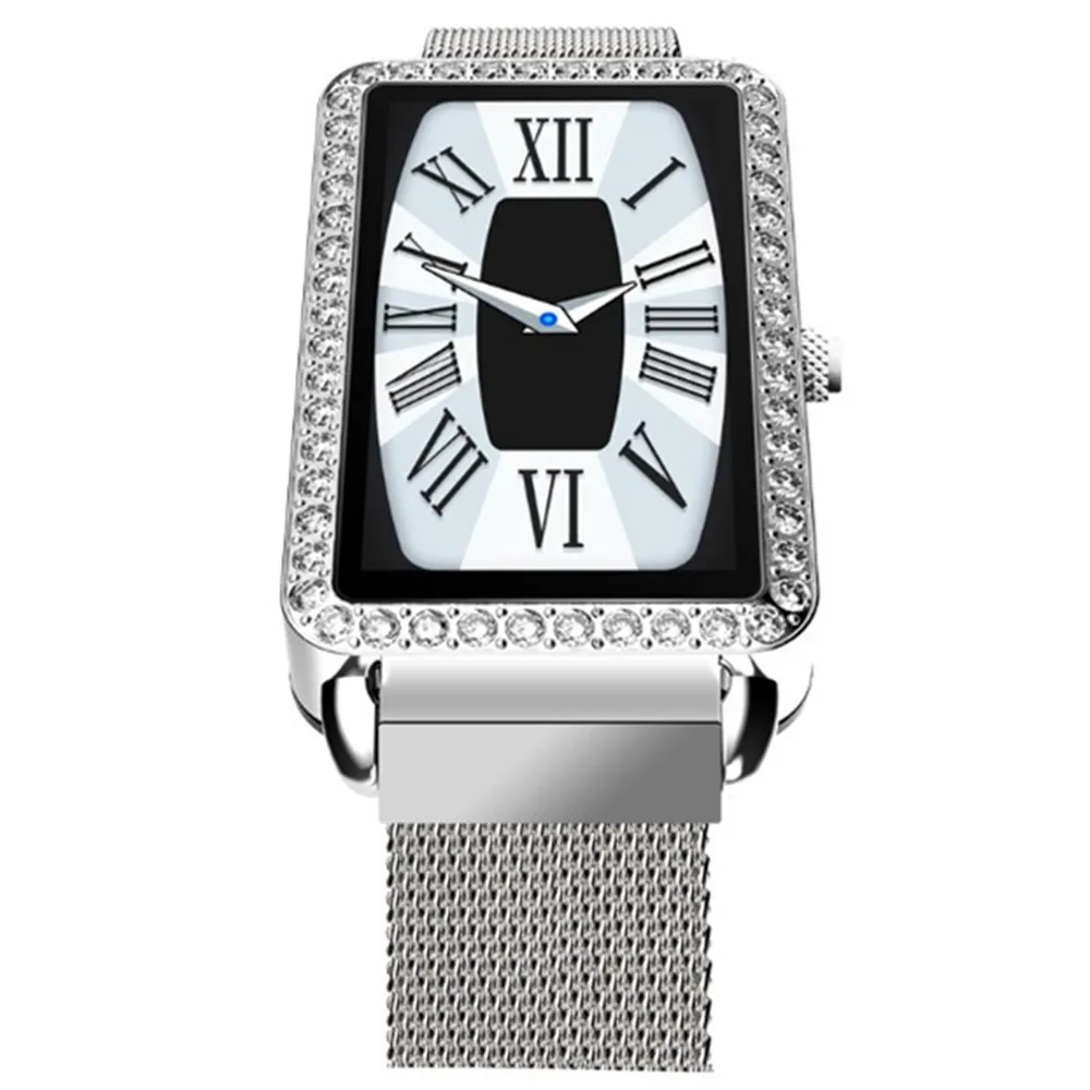 Ladies fashion smart bracelet heart rate blood pressure waterproof reminder sleep sport watch fitness tracker diamond wristband
Ladies fashion smart bracelet heart rate blood pressure waterproof reminder sleep sport watch fitness tracker diamond wristband