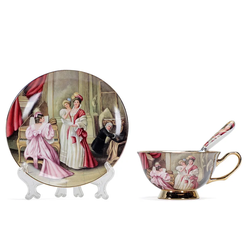 YeFine Bone China Coffee Cup and Saucer Set Advanced Royal Classical Afternoon Tea Cups Ceramic
YeFine Bone China Coffee Cup and Saucer Set Advanced Royal Classical Afternoon Tea Cups Ceramic