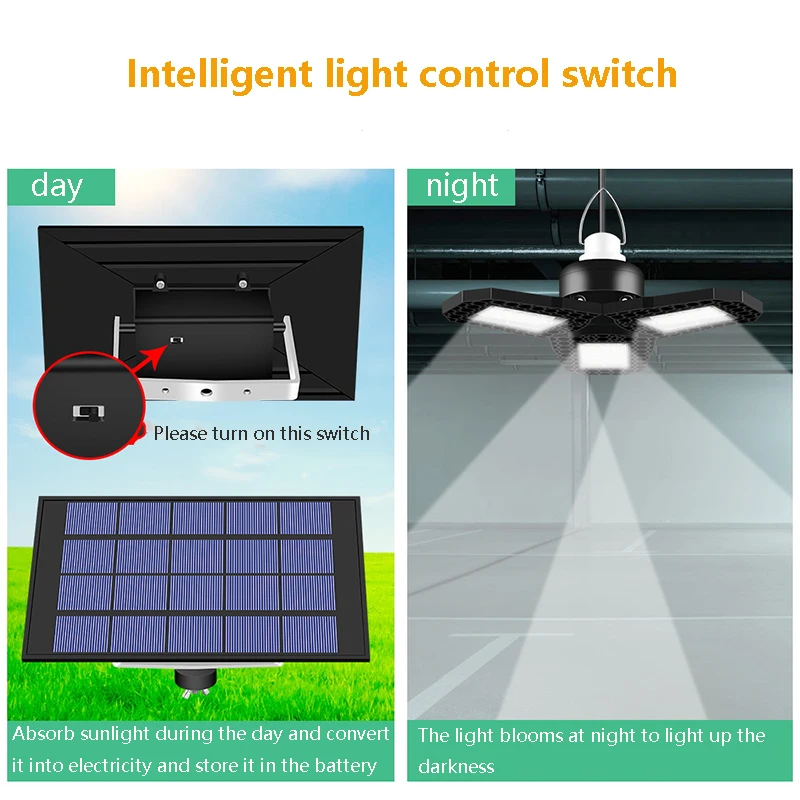 New Solar Garden Lamp Outdoor Street Waterproof Garden Garage Light Split Three-Head Lighting Folding 180 Adjustable Angle Lamp
New Solar Garden Lamp Outdoor Street Waterproof Garden Garage Light Split Three-Head Lighting Folding 180 Adjustable Angle Lamp