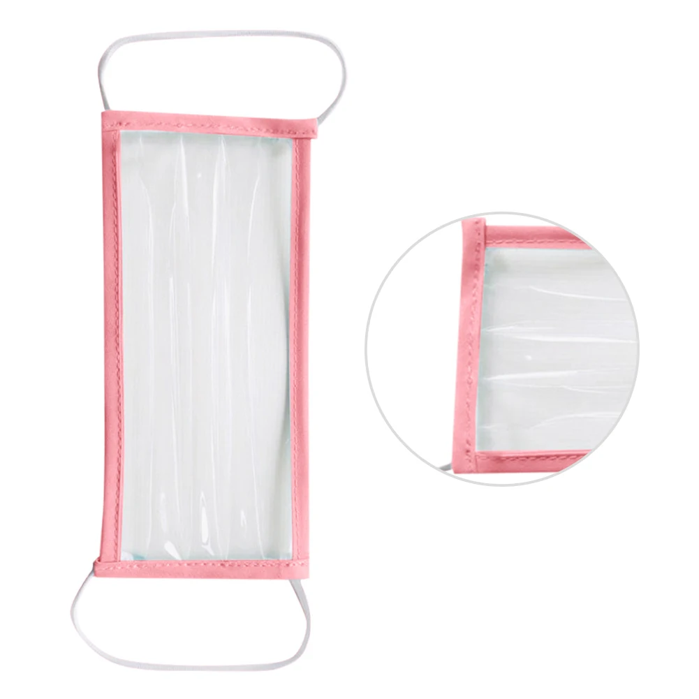 5pcs Fashion Clear Face Masks Protection Safe Transparent Mouth Masks Cover Lip Language Face Covering Protect Eyes Nose Mouth 
5pcs Fashion Clear Face Masks Protection Safe Transparent Mouth Masks Cover Lip Language Face Covering Protect Eyes Nose Mouth