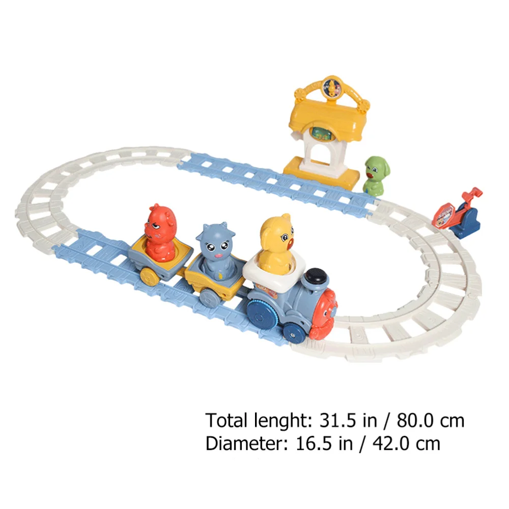 1 Set Track Train DIY Educational Plaything Cartoon Railway Battery
1 Set Track Train DIY Educational Plaything Cartoon Railway Battery