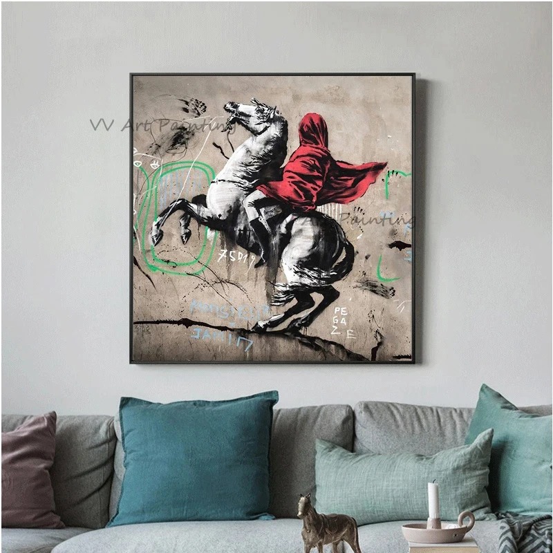 The Hot Selling 100% Handmade Figure Oil Painting Man Ride Horse Wall Pictures for Living Room Decoration Knight Graph Picture
The Hot Selling 100% Handmade Figure Oil Painting Man Ride Horse Wall Pictures for Living Room Decoration Knight Graph Picture